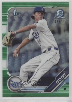 2019 Bowman Draft Chrome Green Refractor /99 JJ Goss #BDC-61 - Image 1 of 2
