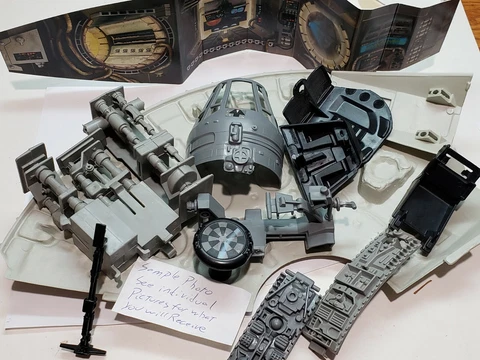 Choose 1995 POTF Millennium Falcon Parts Star Wars Figures Ramp Gun Floor Struts Cover