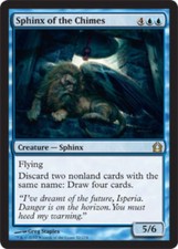 MTG x4 Sphinx of the Chimes Return to Ravnica Rare Blue Magic the Gathering NM/M