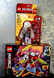Lego Ninjago - 2-teiliges-Set: 71707 Kais Mech Jet + 40342 Minifiguren-Set 2019 - Bild 1 von 7