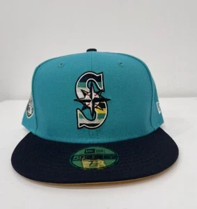 Seattle Mariners New Era MLB All Star Game Side Patch Fitted Cap Hat 7 5/8 - Picture 1 of 4