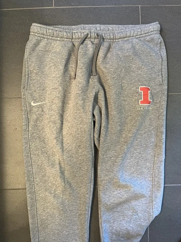 Nike Illinois Fighting Illini Cotton Sweatpants Medium Team Issued *Read Caption Cover