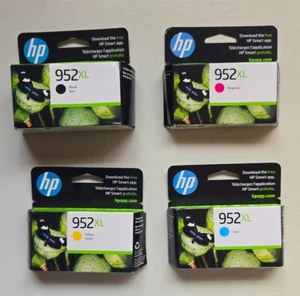 Genuine HP 952XL Black & 952XL Color Office Jet - All Expired in 2024 - Picture 1 of 3