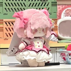Puella Magi Madoka Magica Plush Doll 20cm Kaname Madoka Stuffed Toy W/cloth Gift - Picture 1 of 11