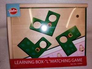 Kids Learning Box "L" Matching Game 23 Pieces Vatos Educational Toy Puzzle Game - Picture 1 of 3