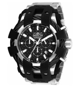 Invicta Men's 26669 Bolt 50mm Quartz Chronograph Black Dial Watch With Case - Picture 1 of 12