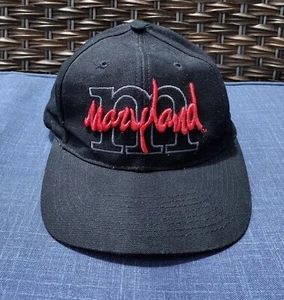 Sombrero Terrapins de Colección Universidad de Maryland Snapback The Game Script Años 90 - Imagen 1 de 8