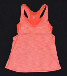Womens Sz 6 LULULEMON Athletic Tank Top Built In Bra Combo Salmon Pink - Picture 1 of 5
