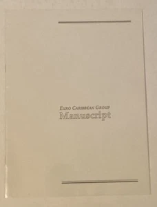 EURO CARIBBEAN GROUP MANUSCRIPT - Bild 1 von 1