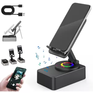 Supporto Cellulare 4 in1 con Altoparlante Bluetooth Wireless Audio Induzione - Foto 1 di 7