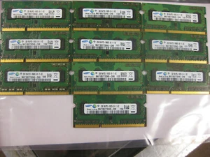 Samsung ( 2GB x 10 ) 20GB  Lot of 10  DDR3 PC3-10600S Laptop Memory M471B5773DH0 - Picture 1 of 12