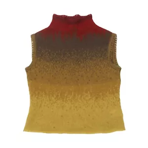 Roberto Cavalli Class Vintage Women's Mohair Ombre Sweater Top Size IT 40 Y2K - Picture 1 of 12