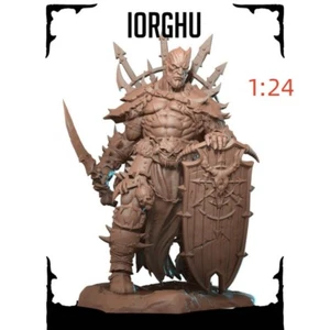 Figuras de resina 1/24 modelo Fantasy Barbarian Warrior sin montar sin pintar - Imagen 1 de 4