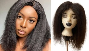 ABIGAIL – ⭐14-inch 100% Virgin Brazilian Full Lace Human Hair Wig ⭐ - Picture 1 of 12