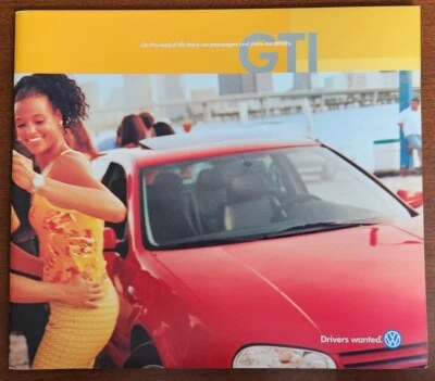2000 Volkswagen VW Golf GTI оригинальный продажи брошюра каталог отличном состоянии  - Изображение 1 из 4