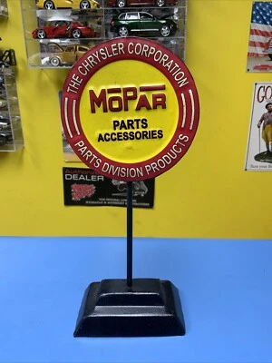 Open Road  Chrysler Corp. Molar Parts  Accessories Metal Vintage Style Sign 11” - Image 1 of 4