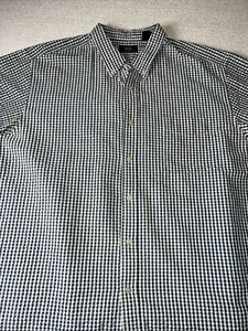Route 66 Shirt Men's 2X Blue Plaid Collared Short Sleeve Button Up Casual Top - Picture 1 of 11