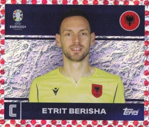 Topps Euro 2024 Sticker Albania ALB 2 Etrit Berisha Captain Euro Border - Picture 1 of 2
