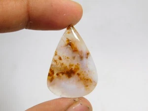 Piedra preciosa suelta cabujón de musgo dendrita natural AAA+ para joyería 26 quilates. ME-1909 - Imagen 1 de 4