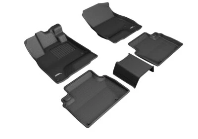 Fit 2018-2019 Honda Clarity All Weather Floor Mat Set Kagu Black - Image 1 of 4