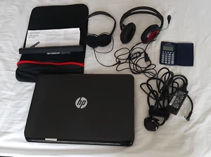 LOTE HP 15 TS NOTEBOOK 15.6" PANTALLA TÁCTIL HD PC PORTÁTIL CASIO CALCULADORA AURICULARES - Imagen 1 de 15