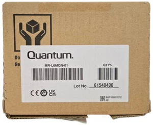 NEW Quantum LTO-6 Tape Cartridge - Pack of 5 - MR-L6MQN-01 MR-L6MQN-05 - Afbeelding 1 van 1