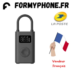 Compresseur d’air portable sans fil rechargeable avec lampe LED et écran digital - Picture 1 of 10