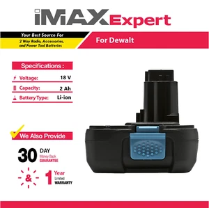 18V 2Ah XRP Li-ion Battery for DeWalt DC9182, DC9181, DC9180 - Picture 1 of 6