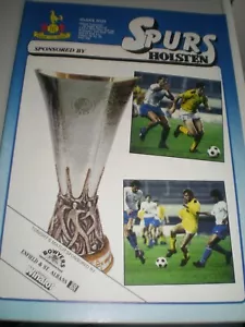 Uefa Cup Tottenham Hotspur v Hajduk Split Semi Final 2nd Leg 25th April 84,MINT. - Picture 1 of 2