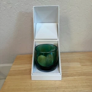 Glassybaby Votive Candle Holder - Gratitude - Green Blue Teal - BRAND NEW IN BOX - Picture 1 of 8