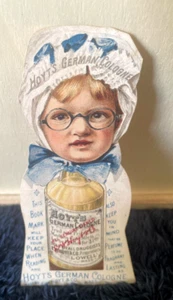Vintage Cutout Hoyts Cologne Card - Picture 1 of 5