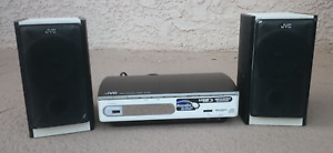 JVC UX-EP25 CD IPOD USB AM/FM W/SPEAKERS TESTED CLEAN WORKING MINI HIFI