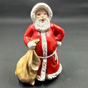 Figura de colección 1975 Goebel Santa con saco # 44350-09 con alemania sin escoba - Imagen 1 de 12