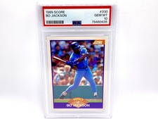 Freshly Graded! 1989 SCORE #330 BO JACKSON ROYALS PSA 10  Kansas City Royals