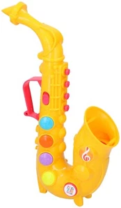 Plastic Saxophone with Light & Sound Kids Children's Musical Instrument Toy Gift - Picture 1 of 1