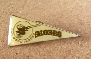 SD San Diego Padres pennant lapel pin MLB - Picture 1 of 8