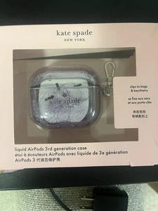 Coque Kate Spade New York Liquid Glitter AirPods 3ème génération - Photo 1 sur 4