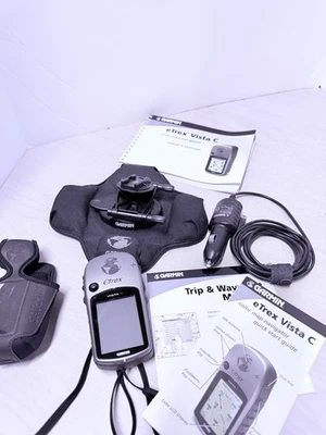 Garmin etrex Vista C Hiking GPS w/ accessories,  handheld GS unit - Image 1 of 4
