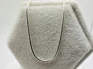 925 Sterling Silber Damen Herren Runde Schlangenkette Halskette 16” 18” 20” 22” 24” - Bild 1 von 10