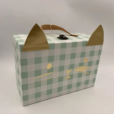 Meri Meri Christmas Wooden Cat Advent Calendar Suitcase Wood Figure Gift Present - Image 1 of 4