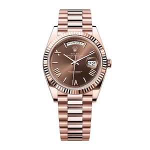 Rolex Day-Date 40 Uhr 40MM Chocolate Roman Numerals Dial Rosegold - Bild 1 von 1