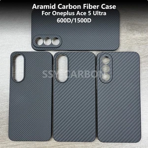 Real Carbon Fiber Case For Oneplus Ace 5 Ultra Phone Protective Cover Armor - Picture 1 of 13