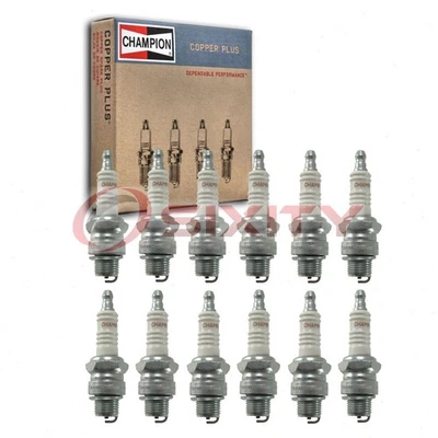 12 pc Champion Copper Plus Spark Plugs for 1948 Lincoln 876H Series 4.8L V12 uu - Image 1 of 4