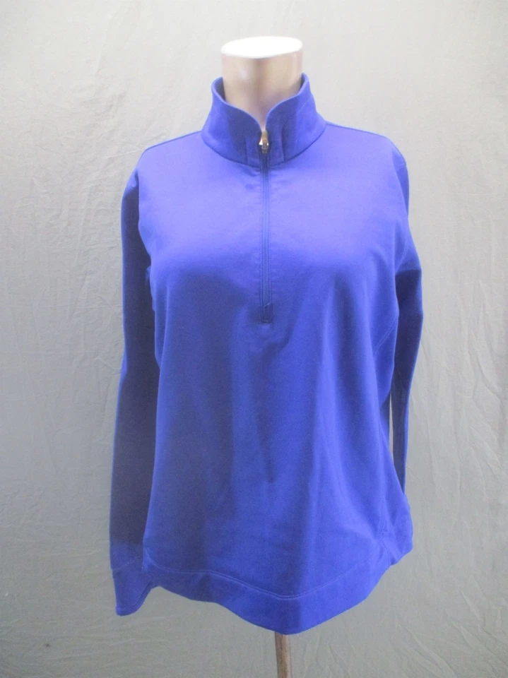 Columbia Talla XL Mujer Azul 1/4 Cremallera Cálida Manga Larga Ropa Activa Pull Over 951 Foto 1 de 4