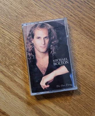 Michael Bolton The One Thing 1993 Cassette Columbia Music Album Complete w/ Case Foto 1 de 2