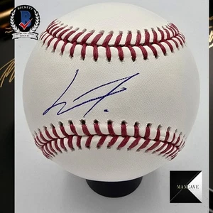 2025 Junior Caminero handsigniert Tampa Bay Rays ROMLB signed Ball Beckett - Bild 1 von 2