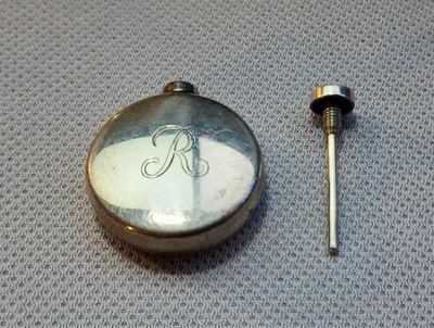 Botella de perfume vintage de plata esterlina Tiffany and Co - inicial "R" - 12,6 g Foto 1 de 4