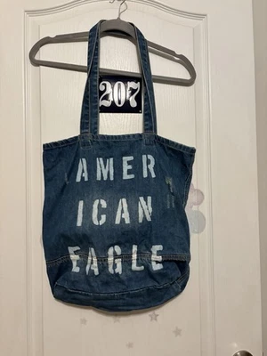 American Eagle джинсовой ткани состаренный сумка с короткими ручками - Изображение 1 из 4