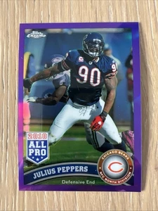2011 Topps Chrome #153 Julius Peppers Purple Refractors #/499 - Picture 1 of 2