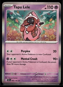 Tapu Lele 092/191 Pokemon SV08: Surging Sparks Holo - Picture 1 of 2